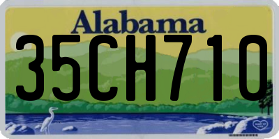 AL license plate 35CH710