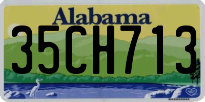 AL license plate 35CH713