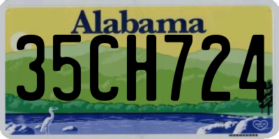 AL license plate 35CH724