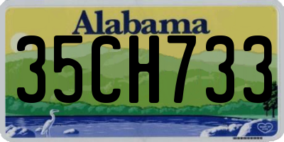 AL license plate 35CH733
