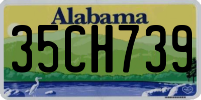AL license plate 35CH739