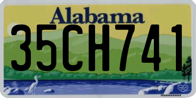 AL license plate 35CH741