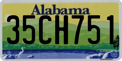 AL license plate 35CH751