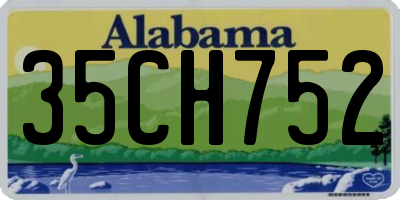AL license plate 35CH752