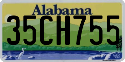 AL license plate 35CH755