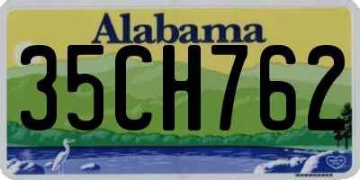 AL license plate 35CH762
