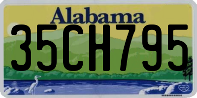 AL license plate 35CH795