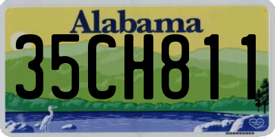 AL license plate 35CH811