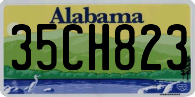 AL license plate 35CH823