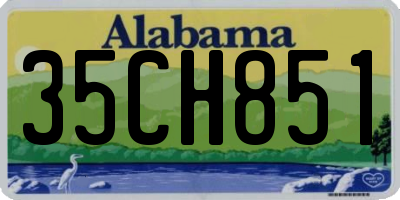 AL license plate 35CH851