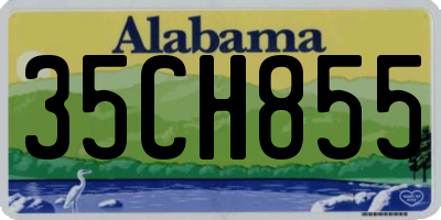 AL license plate 35CH855