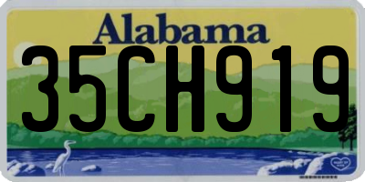 AL license plate 35CH919