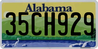 AL license plate 35CH929