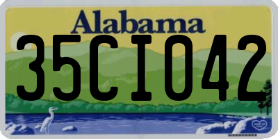 AL license plate 35CI042