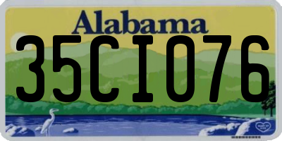 AL license plate 35CI076