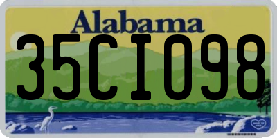 AL license plate 35CI098