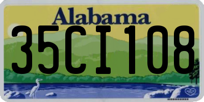AL license plate 35CI108