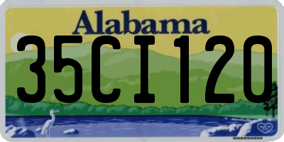 AL license plate 35CI120
