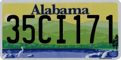 AL license plate 35CI171