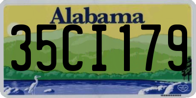 AL license plate 35CI179