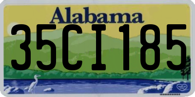AL license plate 35CI185