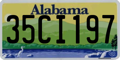 AL license plate 35CI197