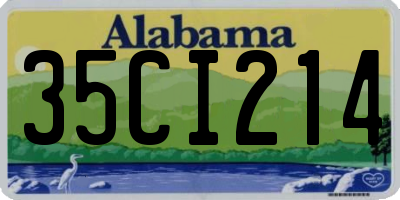 AL license plate 35CI214