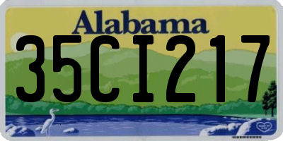 AL license plate 35CI217