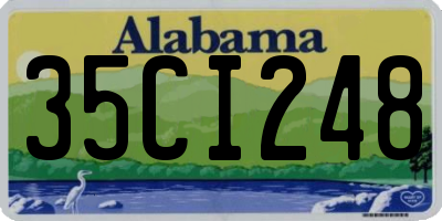 AL license plate 35CI248