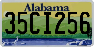 AL license plate 35CI256