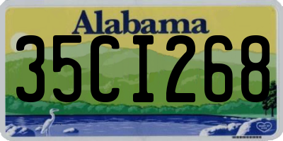AL license plate 35CI268