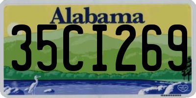 AL license plate 35CI269
