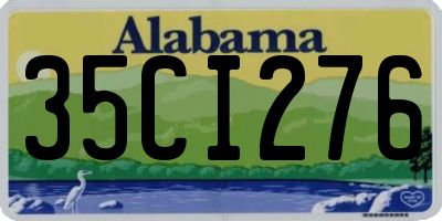 AL license plate 35CI276