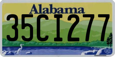AL license plate 35CI277