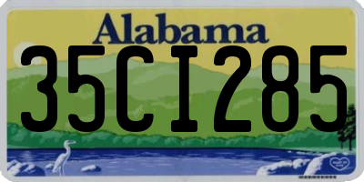 AL license plate 35CI285