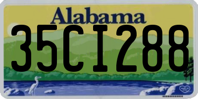 AL license plate 35CI288