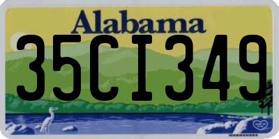 AL license plate 35CI349