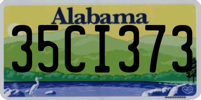 AL license plate 35CI373