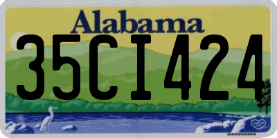 AL license plate 35CI424