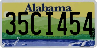AL license plate 35CI454