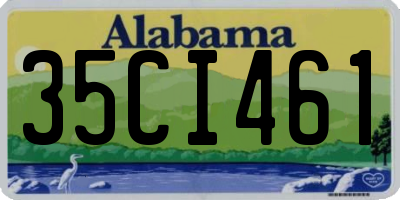AL license plate 35CI461
