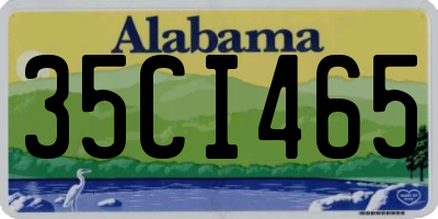 AL license plate 35CI465