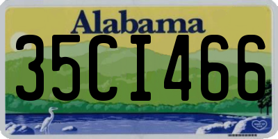 AL license plate 35CI466