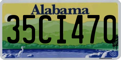 AL license plate 35CI470