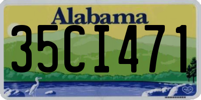 AL license plate 35CI471