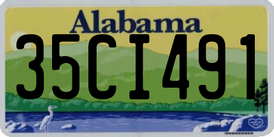 AL license plate 35CI491