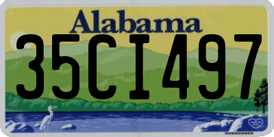 AL license plate 35CI497