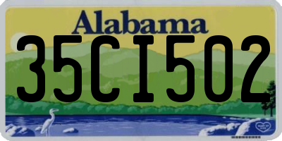AL license plate 35CI502