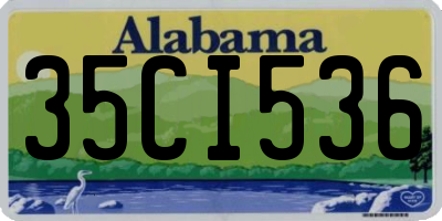AL license plate 35CI536