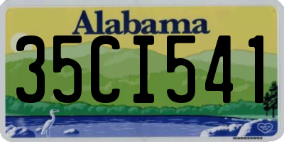 AL license plate 35CI541